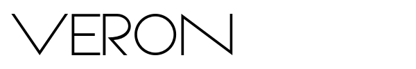 Veron font preview